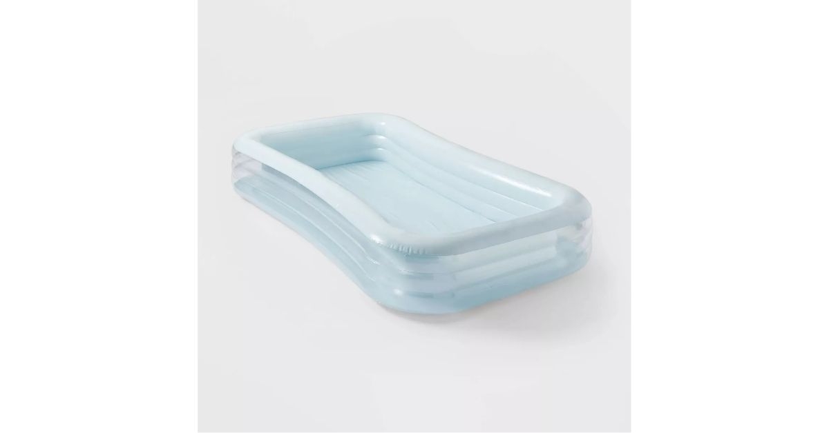 transparent inflatable pool