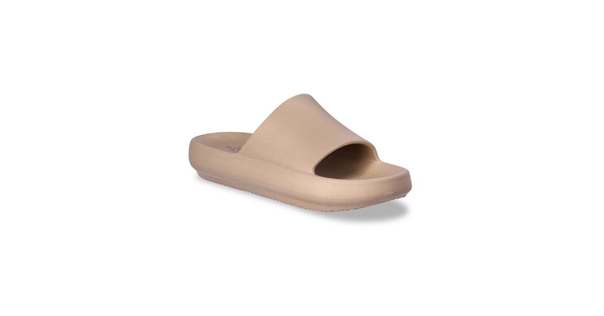 womens comfort slide sandals