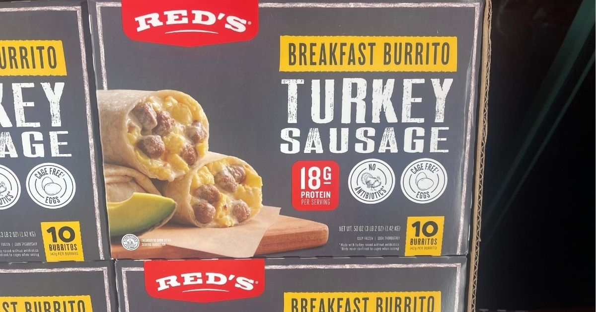 reds turkey sausage breakfast burritos