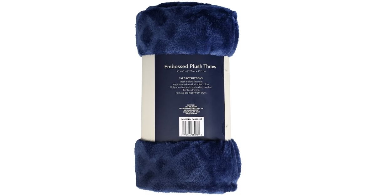 embossed plush throw blankets