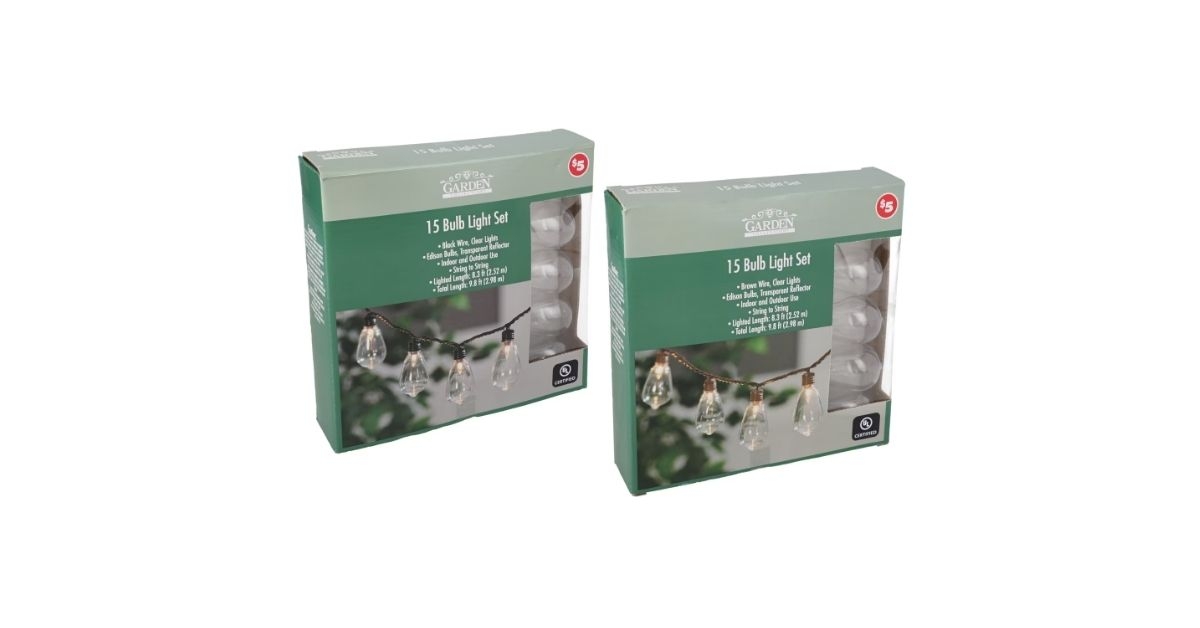 garden collection light set