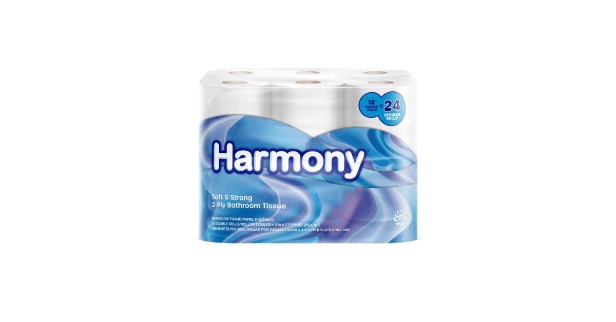 harmony bathroom tissue rolls
