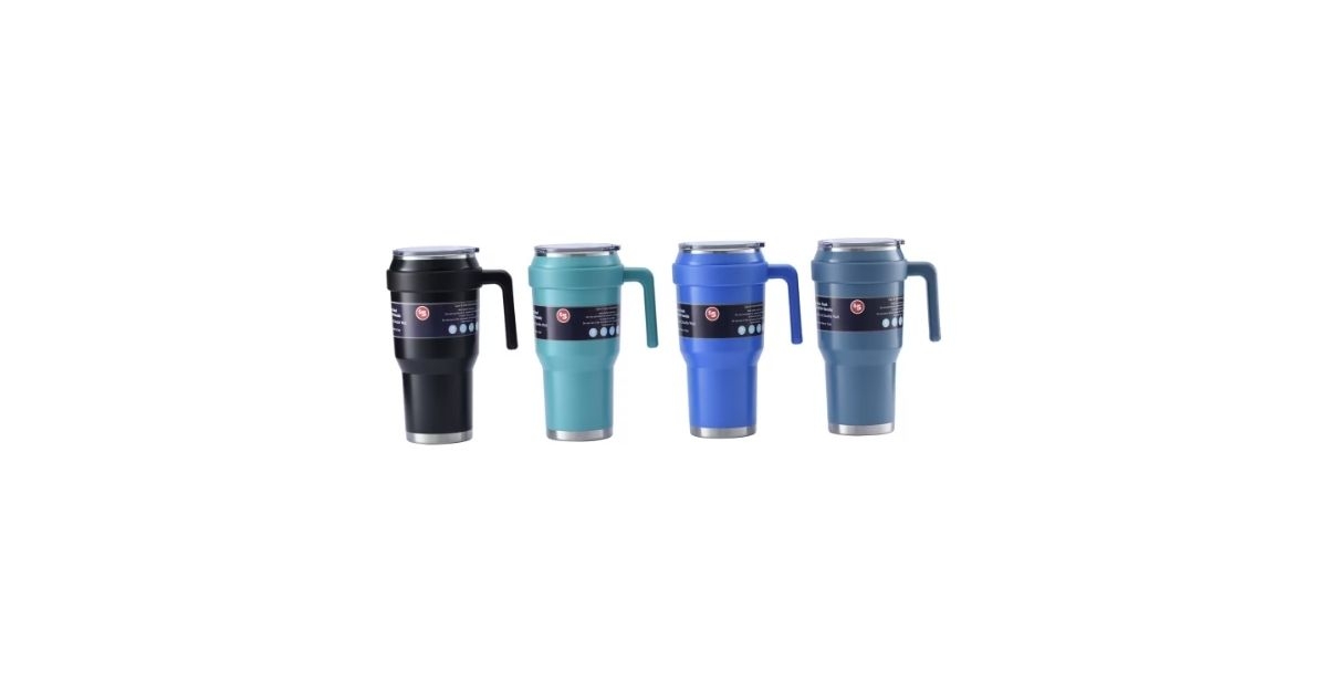 stainless steel cup and handle