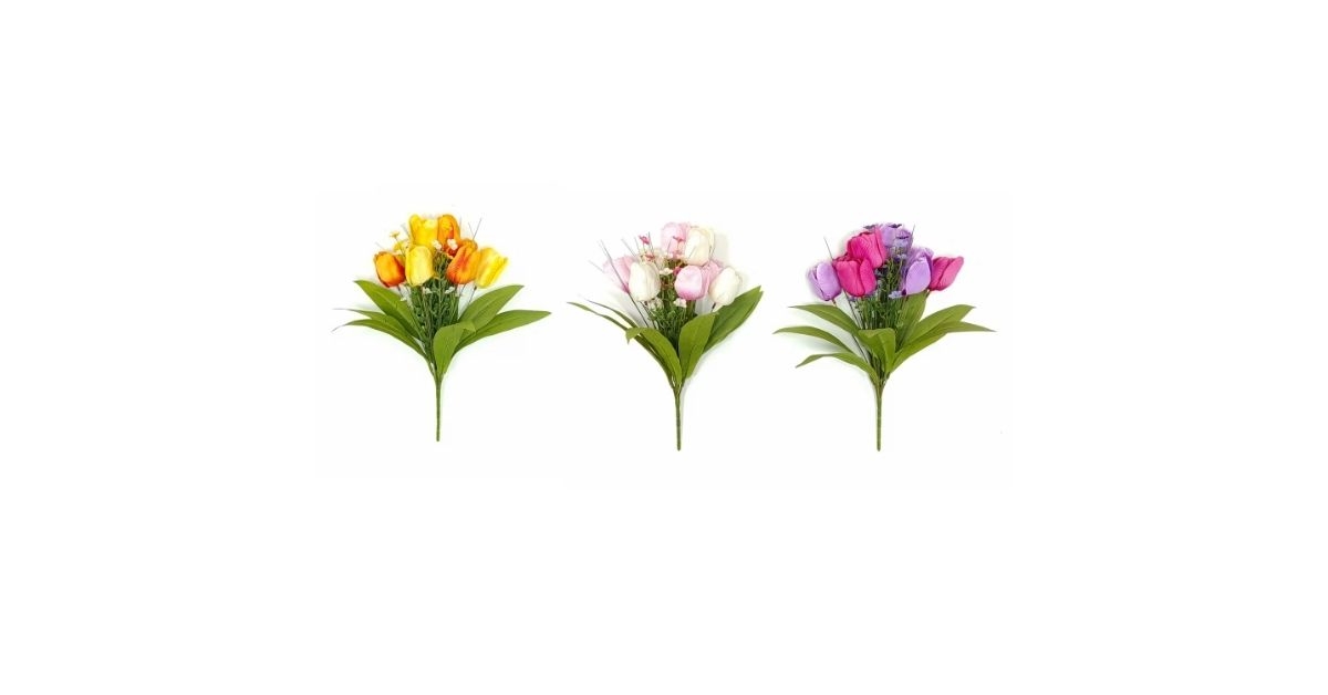 tulip faux mixed bush