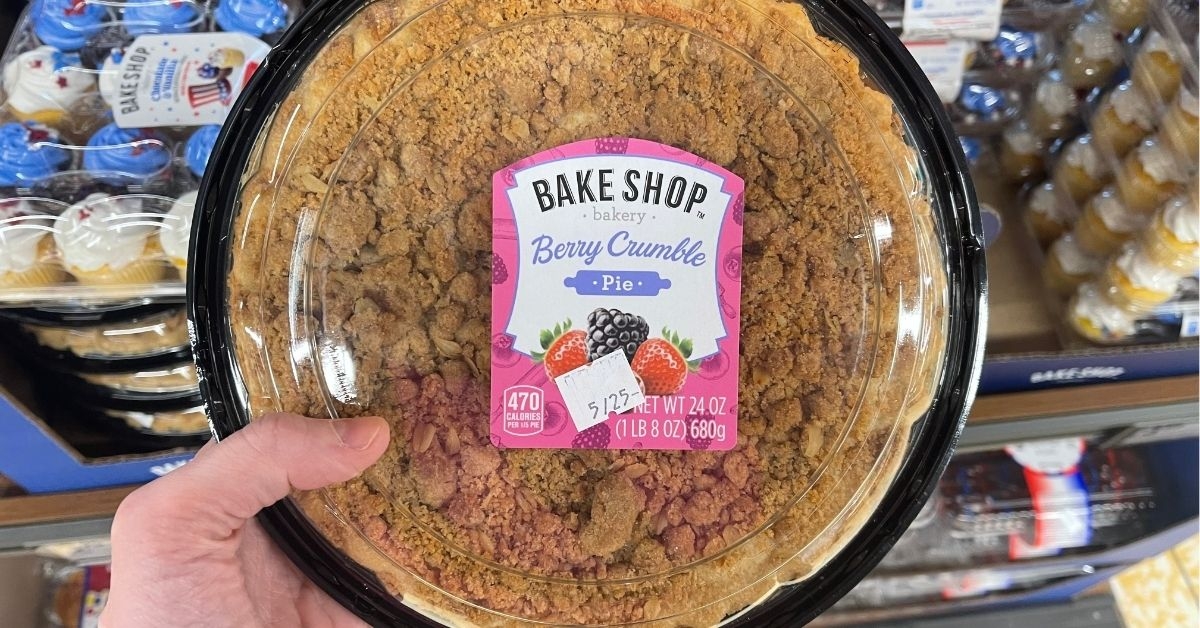 berry crumble pie