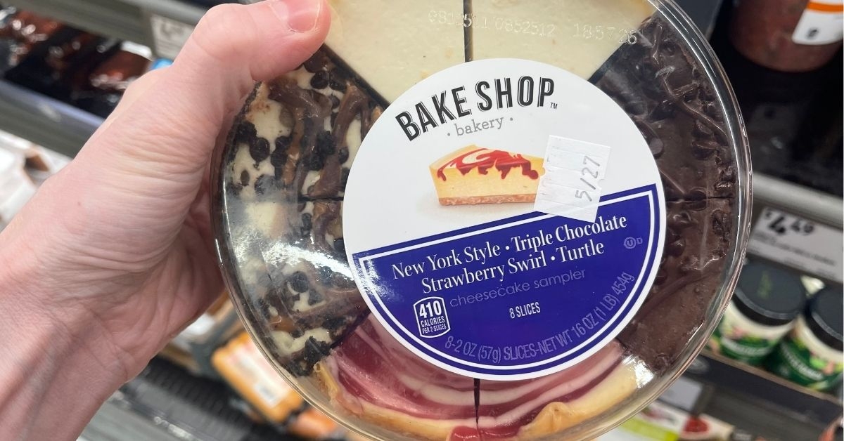 cheesecake sampler in a pack