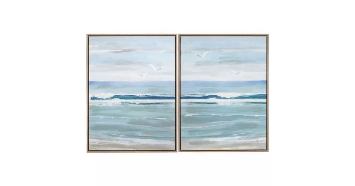 framed canvas wall art set
