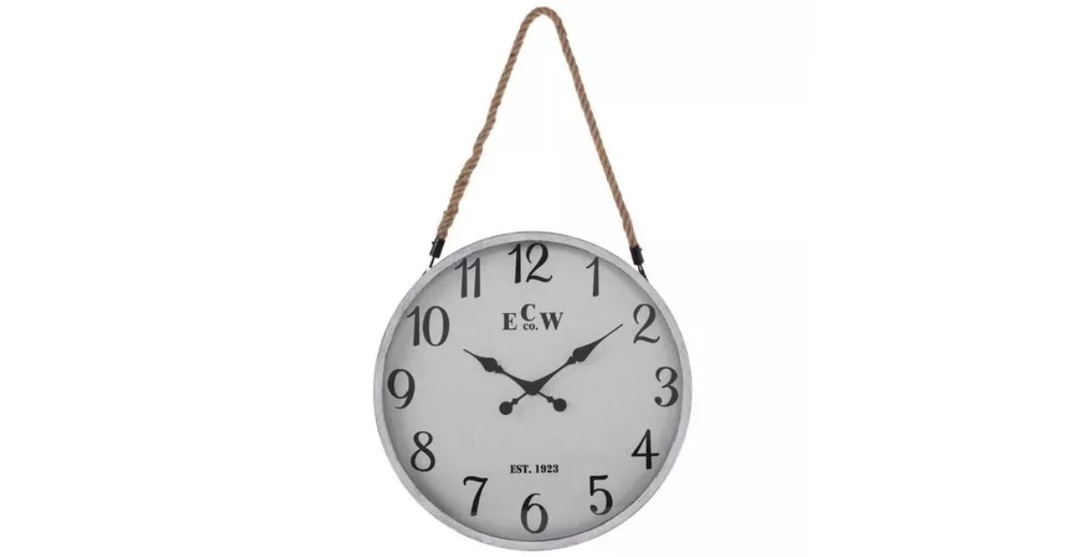 metal wall clock