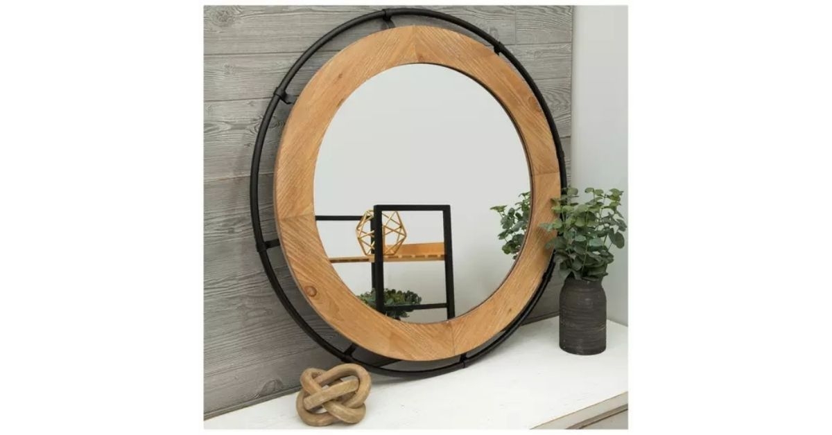 round wall mirror