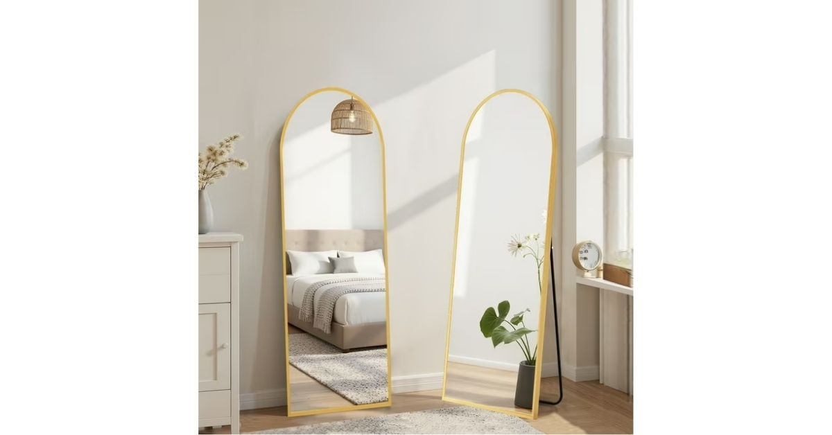 blorly arched full-length mirror