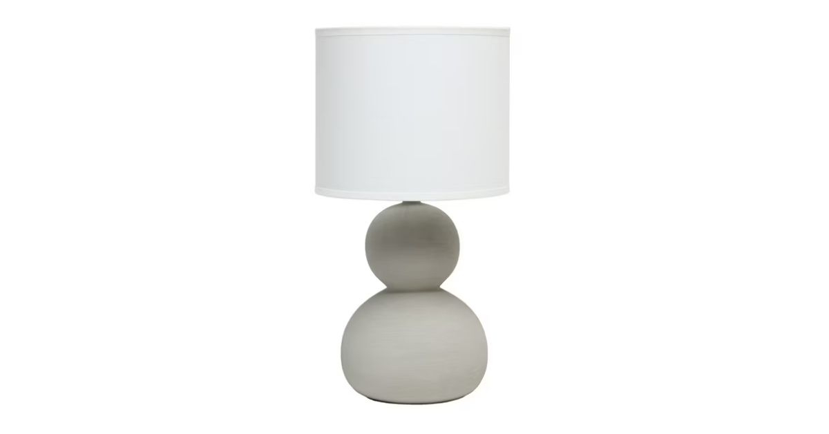 stone age table lamp