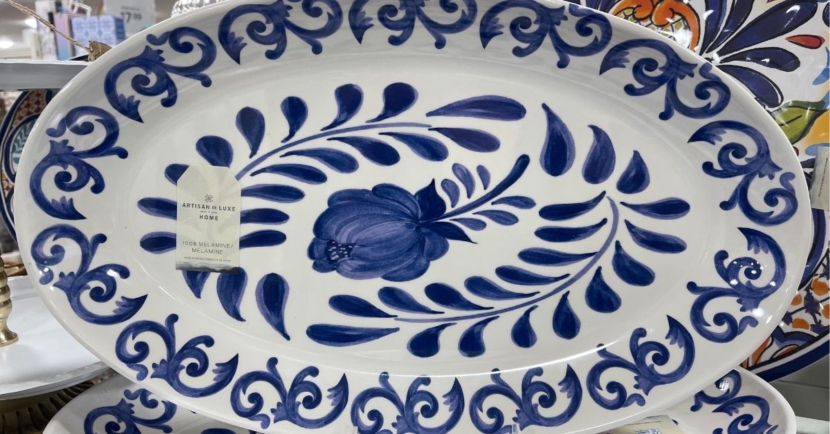melamine serving platter