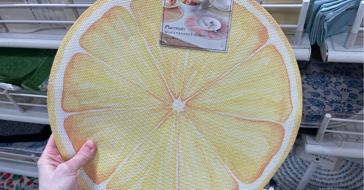 fruit slice placemats