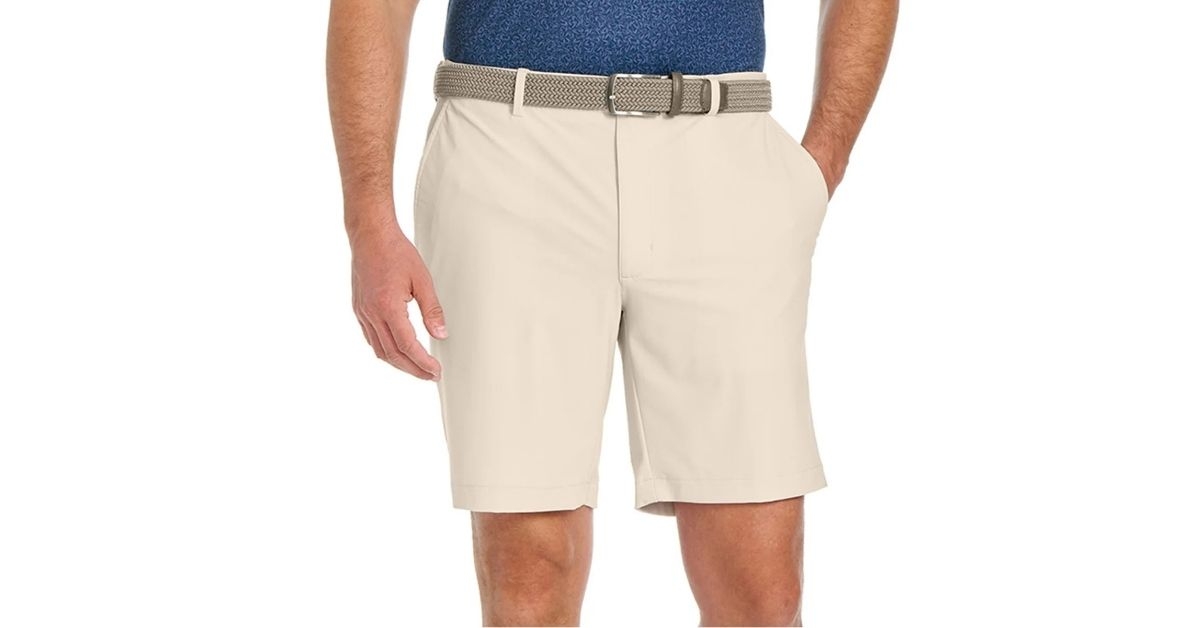 greg norman mens stretch shorts