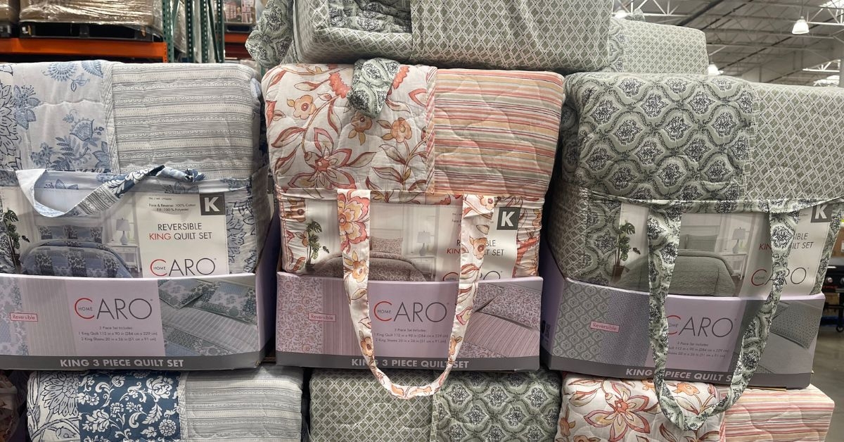 caro 3 piece quilt set