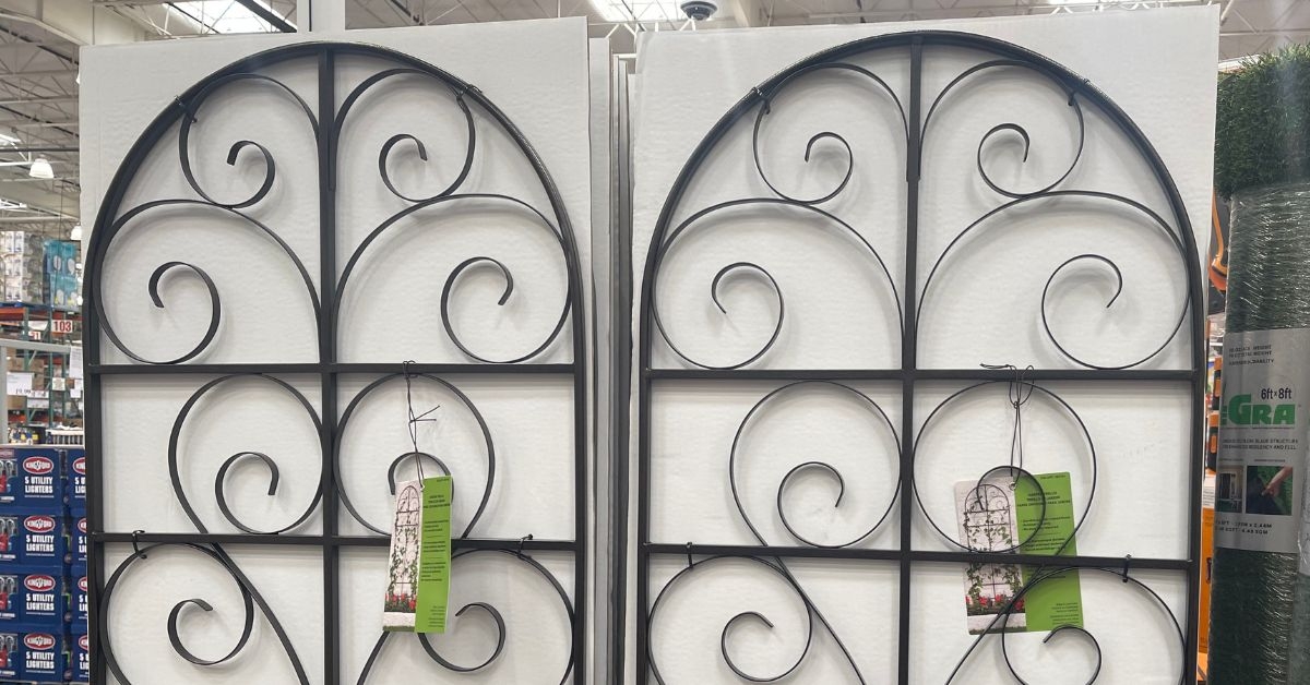 metal garden trellis