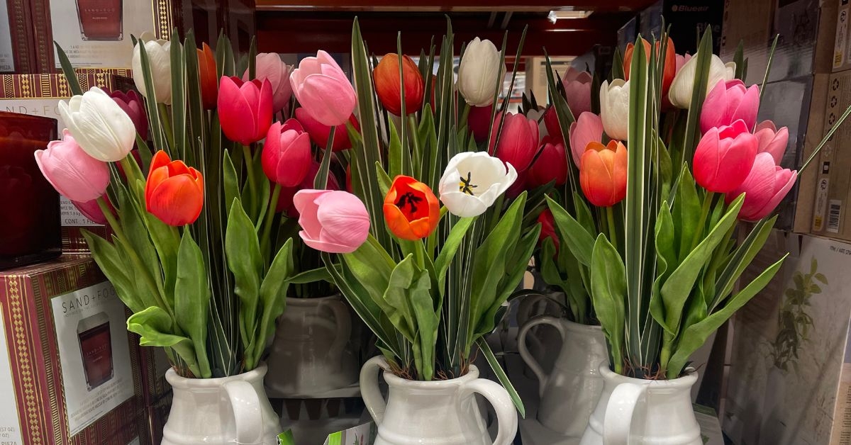 nearly natural tulips