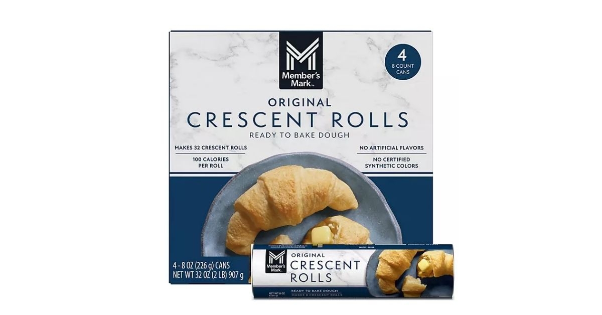 a pack of crescent rolls