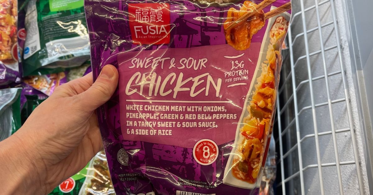 sweet and sour chicken in pack