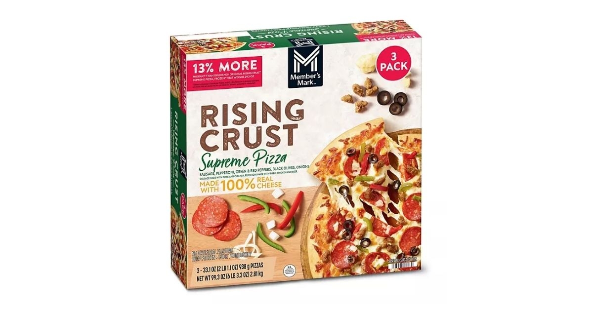 rising crust supreme pizza