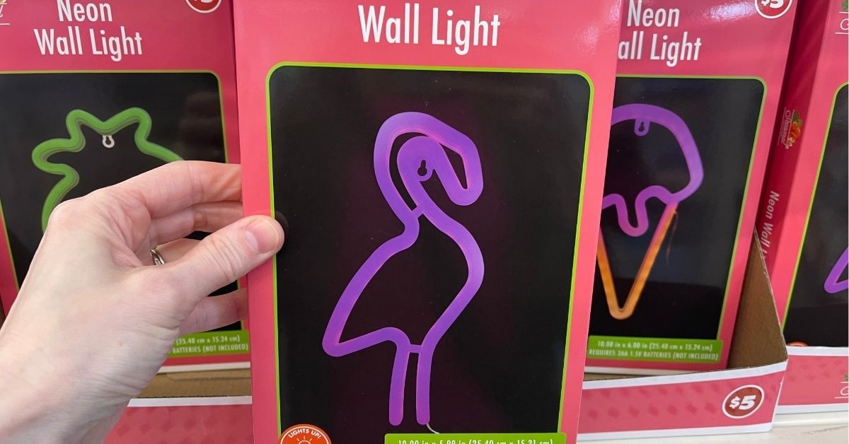 seasonal collection neon wall light