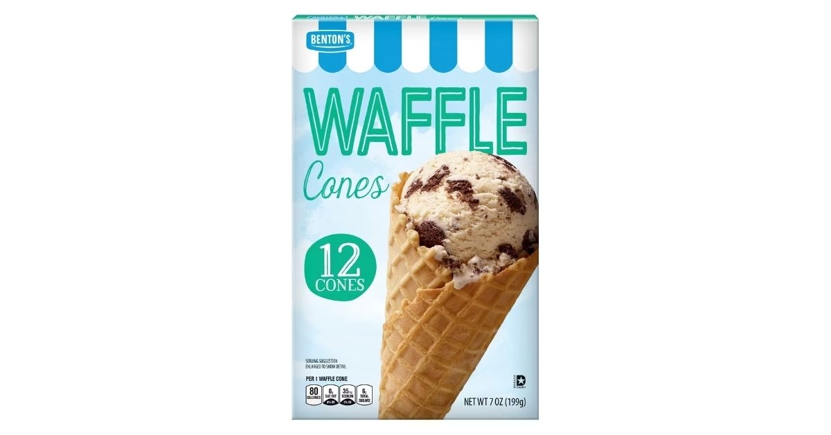 aldi bentons waffle cones