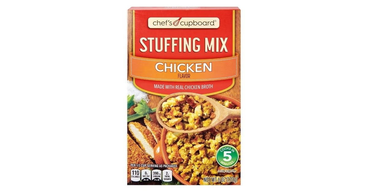 chefs cupboard chicken stuffing mix
