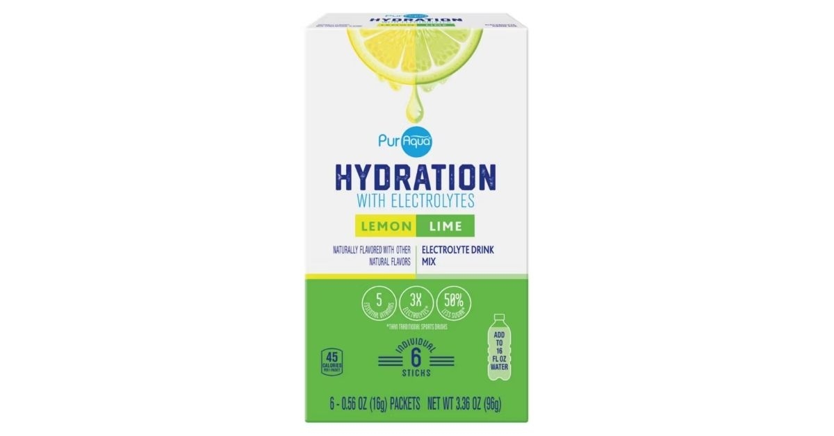 hydration with electrolyte drink mix