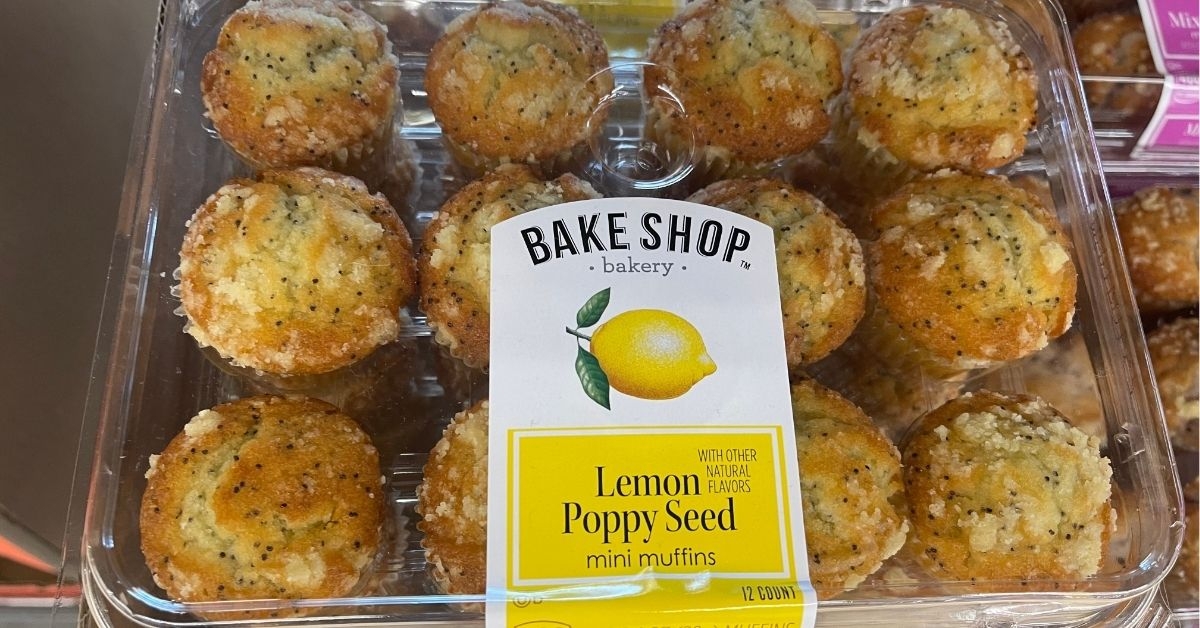 lemon poppy seed mini muffins