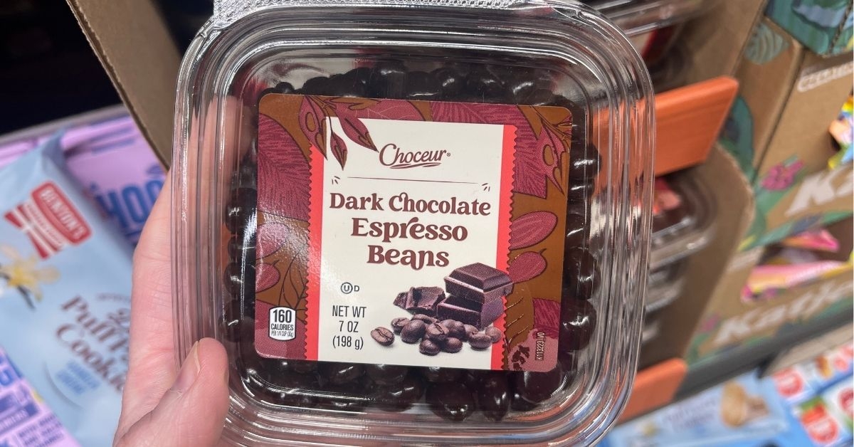 dark chocolate espresso beans