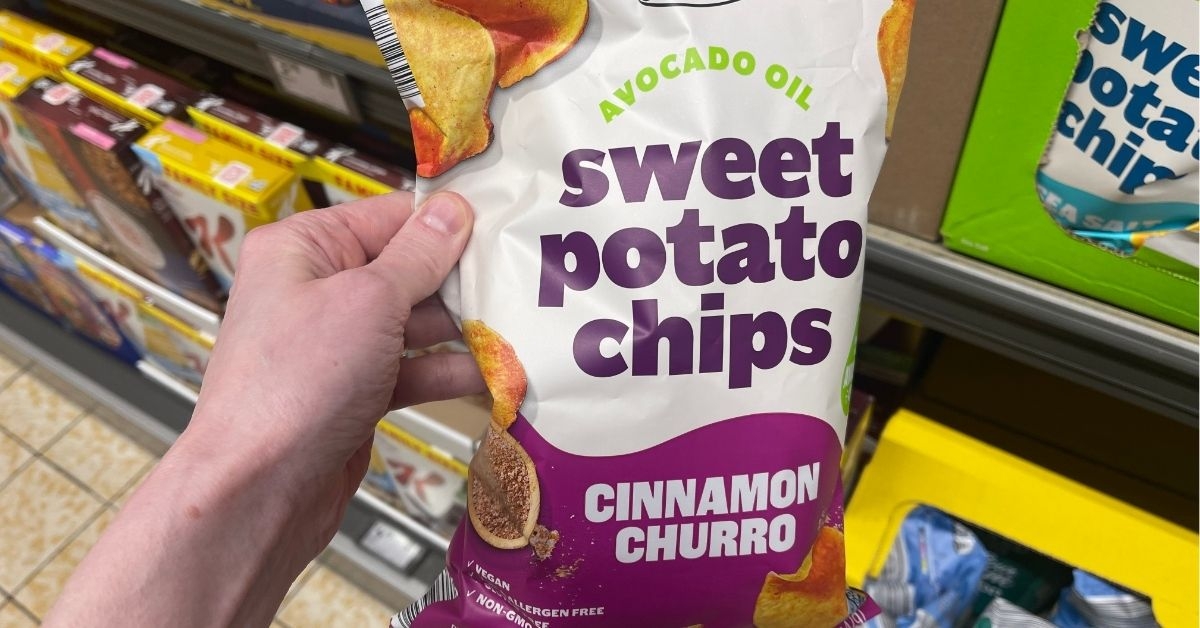 cinnamon churro sweet potato chips