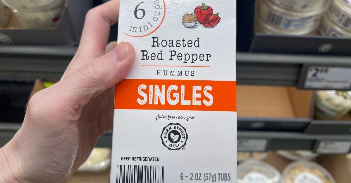 red pepper hummus singles