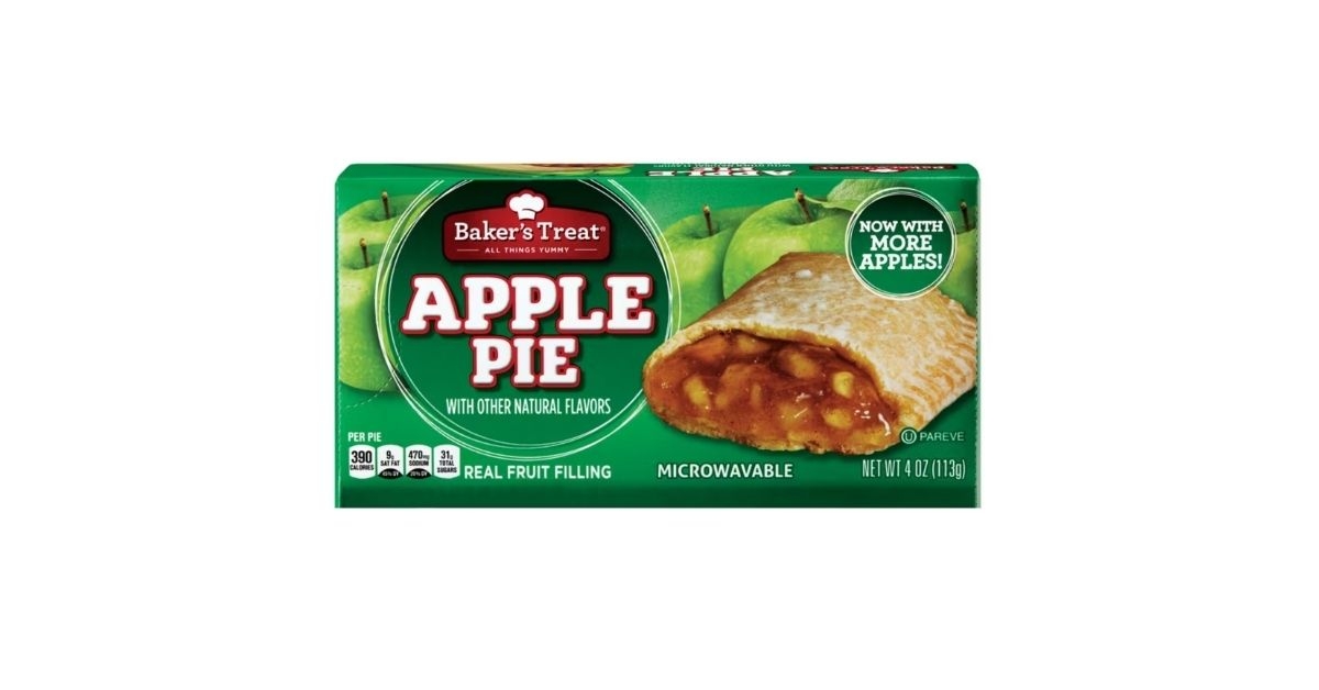 bakers treat apple lunchbox pie