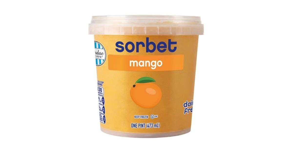 sunday shoppe mango sorbet
