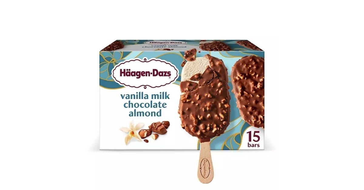 almond ice cream bars