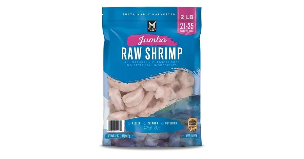 pack of jumbo raw shrimp