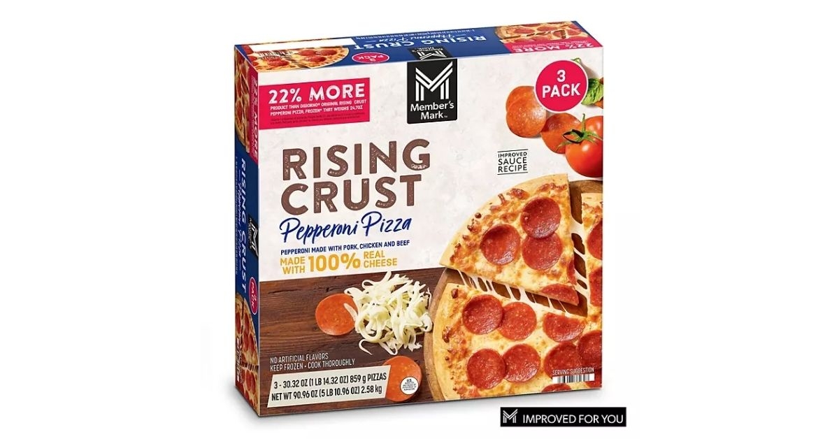 rising crust pepperoni pizza