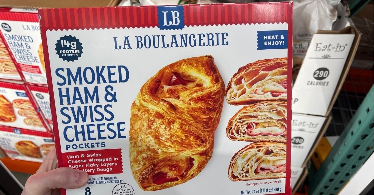 la boulangerie smoked ham and swiss cheese pockets