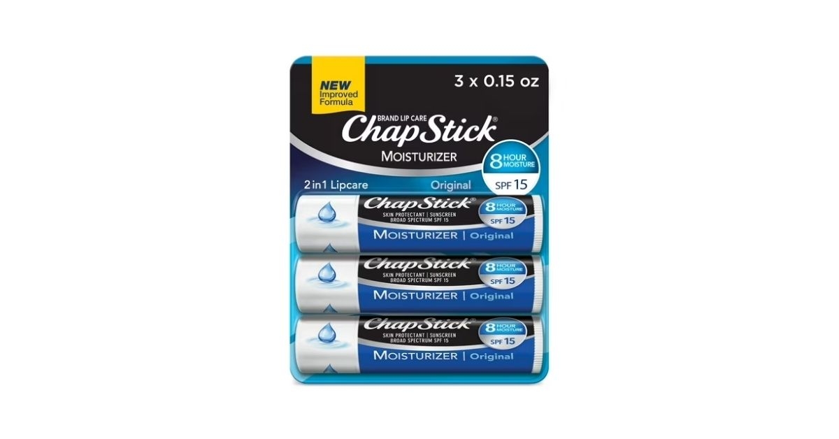chapstick lip moisturizer and skin protectant lip balm
