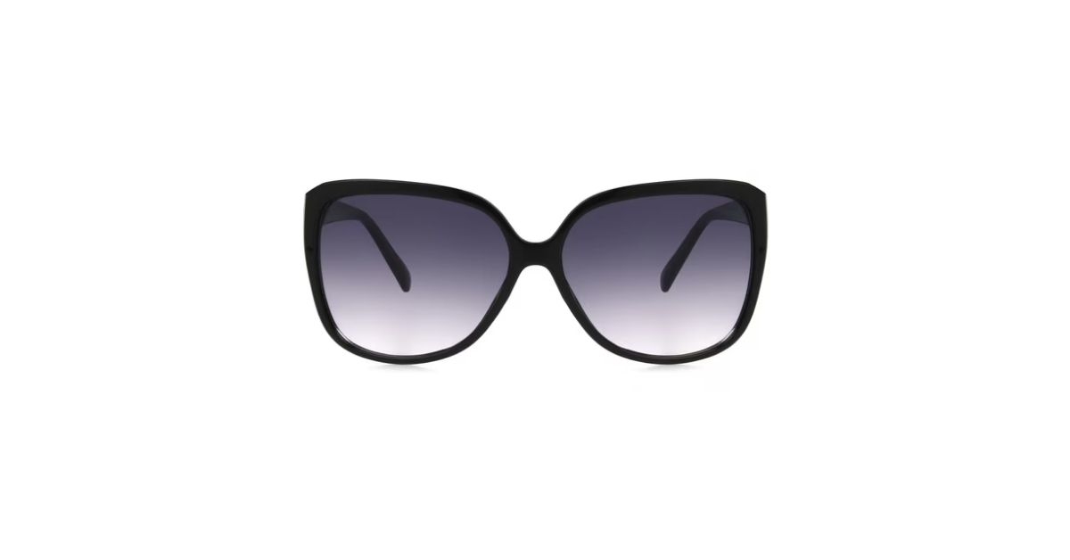 sunsentials by foster grant womens butterfly sunglasses