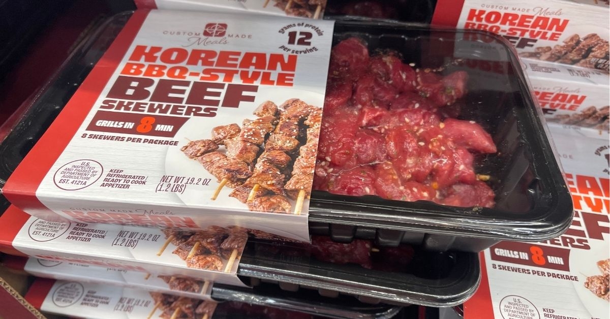 korean bbq style beef skewers
