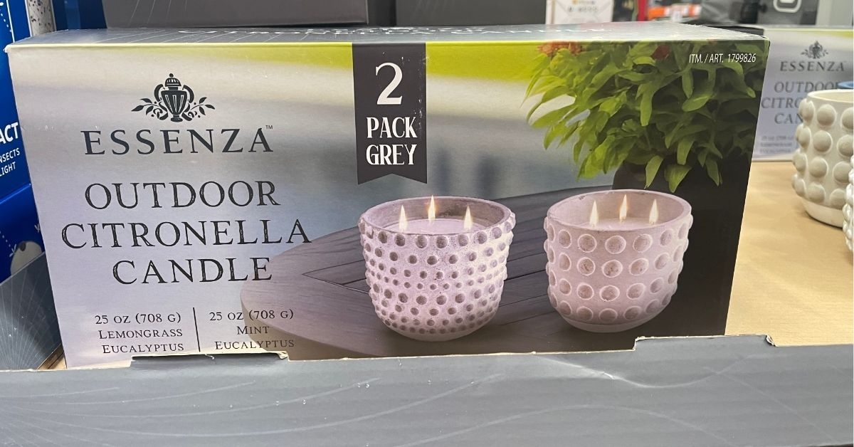 outdoor citronella candles
