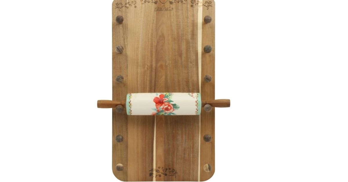 pioneer woman painted rolling pin