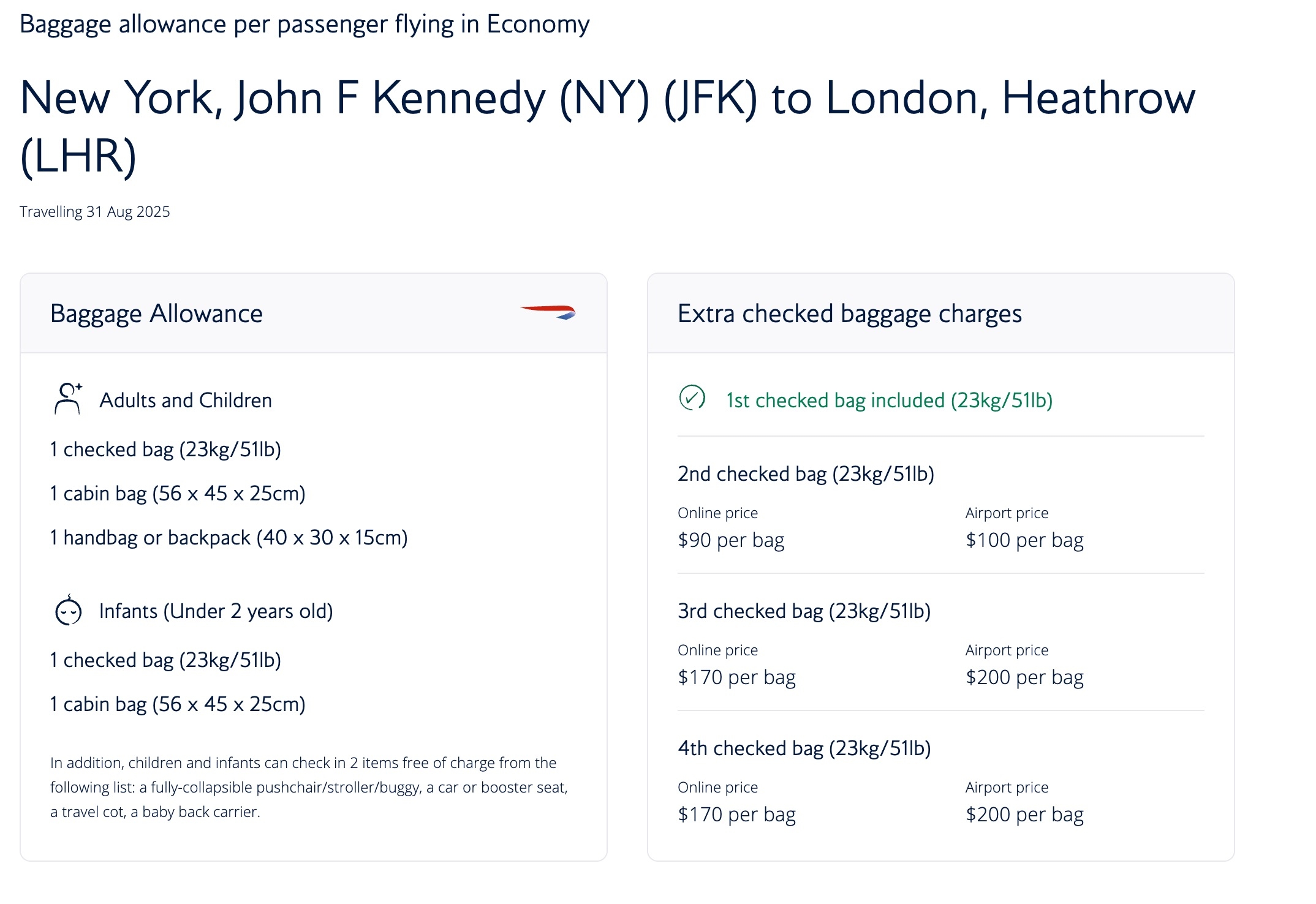bagge fees screenshot