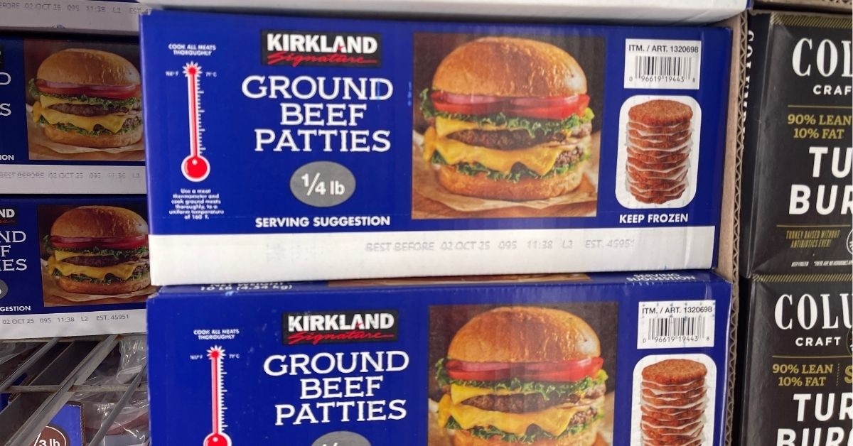 kirkland signature ground beef patties