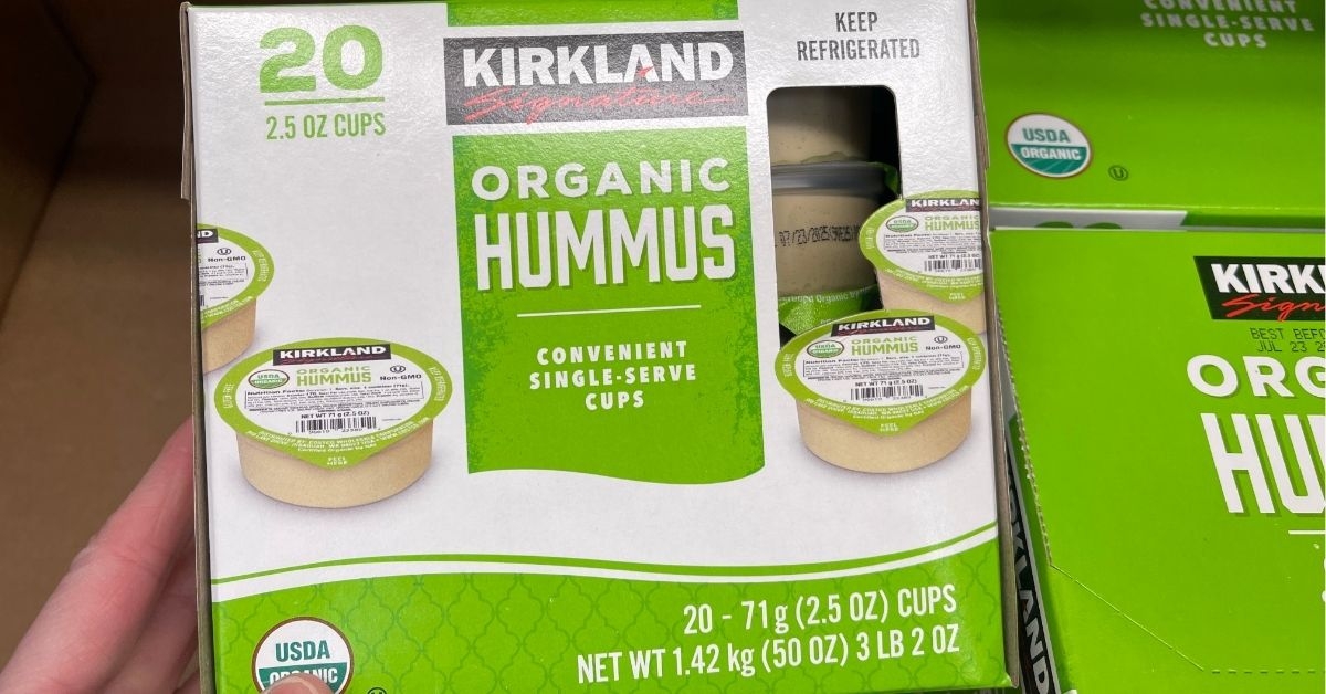 kirkland signature organic hummus cups