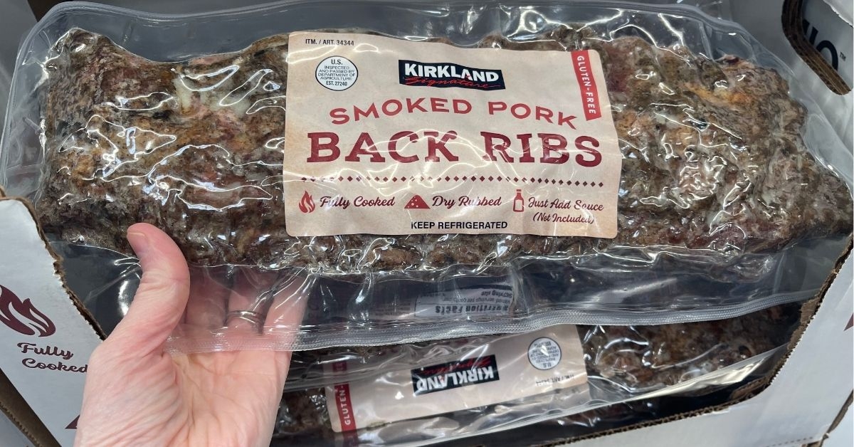 smoked pork back ribs