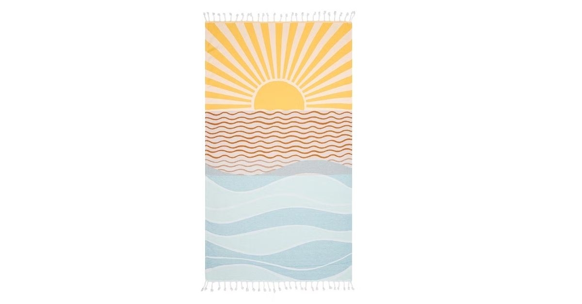 beach cloud towel