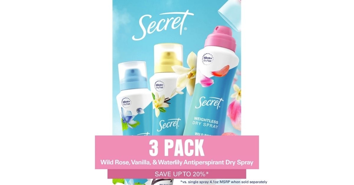 secret dry spray womens antiperspirant deodorant
