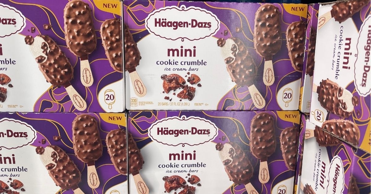haagen dazs mini cookie crumble bars